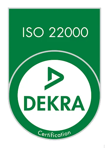 Certification ISO 22000 Dekra